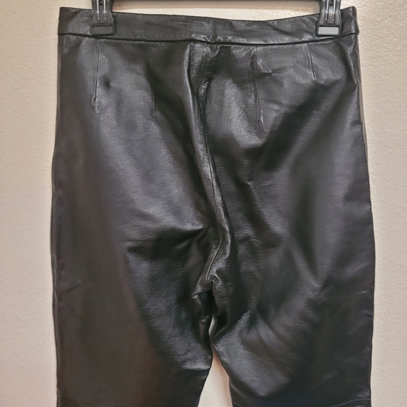 Massini Black Leather Pants - Picture 5 of 5
